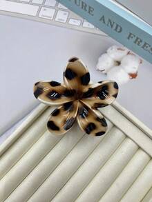 1 pieza/3 piezas/6 piezas Clips de pelo de plástico ABS (resina ABS) con diseño de flor de hibisco/hawaiana 2025 Nuevos Plumeria para playa, viaje, fiesta, vacaciones, vuelta al colegio, accesorios de pelo frescos y elegantes para otoño e invierno