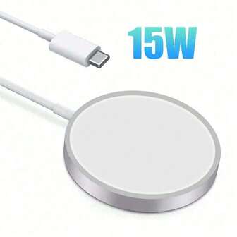 Magnetisk trådlös laddare, 15W snabb trådlös laddare, kompatibel med iPhone 15/14/13/12/Pro Max/XR/XSMAX, kompatibel med Galaxy S23/S22/S21/S20, för Mate60 Pro/50/40-serien, kompatibel med Airpods2/3 stationär skiva snabb trådlös laddare, trådlös laddare kompatibel med iPhone 16 15 14 13 12 Pro Max Mini 11 XS XR X 8 Plus, kompatibel med iPhone, iPad, Android-telefonpresenter till familj, vänner, barn, födelsedag, jul, vinter, flickvän, pojkvän stationär skiva snabb trådlös laddare, trådlös laddare kompatibel med iPhone 16 15 14 13 12 Pro Max Mini 11 XS XR X 8 Plus, kompatibel med iPhone, iPad, Android-telefonpresenter till familj, vänner, barn, födelsedag, jul, vinter, flickvän, pojkvän lämplig för kontor, studentrum och hem, Nan
