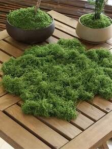 Realistic Artificial Moss, Suitable For DIY Crafts And Home Decor - Lifelike Green Plant Grass, Great For Miniature Landscape, Wedding Decoration, Valentine's Day, Birthday Gift, Graduation Ceremony, Garden Decor, Outdoor Plants, Gardening, Fake Flowers - Multicolor - View 4