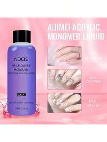 专业美甲刷清洁液 – 丙烯酸凝胶刷护理液，快速溶解凝胶，丙烯酸液体单体 – 包含调和碟的完整清洁套装，适用于美甲工具 - 彩色 - 查看 2