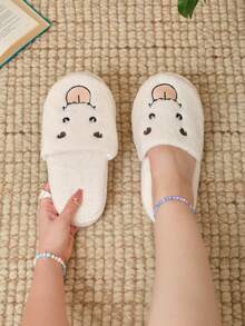Lymalimoon Women Home Slippers - 白毛孔 - 查看 1