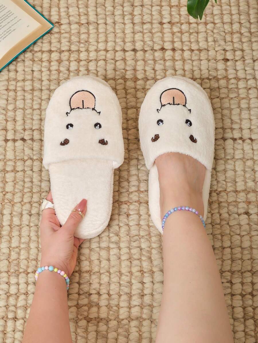 Lymalimoon Women Home Slippers - 白毛孔 - 查看 1