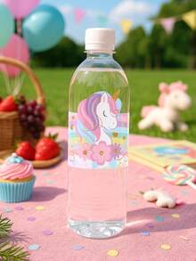 10/20 pièces Autocollants de bouteille thème licorne arc-en-ciel, Autocollants d'emballage de bouteille motif licorne arc-en-ciel rêveuse, Étiquette d'emballage de décoration de fête d'anniversaire, Autocollants d'emballage de bouteille thème licorne pour fête, Étiquettes décoratives d'autocollants de bouteille pour fête de mariage et baby shower, Décoration licorne, Décoration pour révélation du sexe, Faveurs de fête