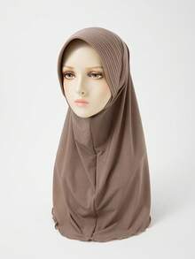 1件装女士轻薄星形图案软边头巾，时尚百搭，可作颈套或头巾，防晒，适合春夏连衣裙搭配。 - 彩色 - 查看 33