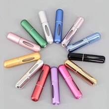 4 pièces/3 pièces Flacons de parfum rechargeables de 5 ml, flacons vaporisateurs de parfum rechargeables, flacon vaporisateur de parfum de voyage, mini contenants liquides vides portables, essentiels de voyage, organisateurs de voyage pour la plage, retour à l'école, vacances, camping, parfum pour femmes