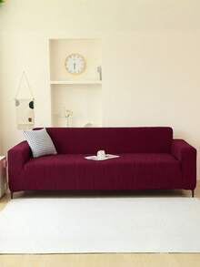 1 Stück dicke Jacquard Sofabezug mit Rundumgummi, 1/2/3/4 Sitzer Sofaschutz, Gummizug am Boden und Rand, geeignet für Familien mit Haustieren