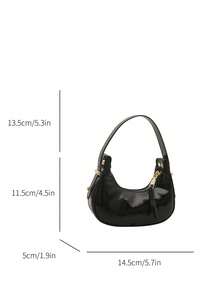 1 Túi xách PU cao cấp kiểu dáng nhỏ gọn mới, thời trang tiên phong, phối màu tươi trẻ, phong cách trẻ trung dành cho các bạn gái, có thể cầm tay, dây đeo vai không thể điều chỉnh, giản dị nhưng vẫn sành điệu, hoàn hảo cho những chuyến đi chơi và cũng có thể làm quà tặng cho bạn bè. - Túi xách PU - Xem 9