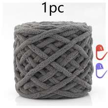 1pc 100g/1pc Chunky Knitting Yarn Set, Single Ply Soft & Skin-Friendly Autumn/Winter Yarn, Suitable For DIY Knitting Scarves, Bags, Slippers, Dolls, Blankets, Cushions - Multicolor - View 14