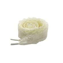 1 Pair, Lace Shoelaces DIY Ballet Cute Girl Accessories German Training Shoes White Silk Lace Shoelaces