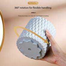 Présentoir rotatif à 360° pour pinceaux de maquillage, boîte de rangement de bureau pour rouge à lèvres, crayon à sourcils et produits de soins de la peau, boîte de rangement de produits de maquillage rotative de bureau, boîte de rangement multifonctionnelle pour coiffeuse, boîte de rangement de bureau pour stylos et accessoires de beauté, boîte de rangement créative pour maquillage, cadeau pour maman, papa, hommes, amis, professeurs, anniversaire, mariage, bureau, présentoir, accessoires, boîte cadeau, cadeau amusant, rangement, présentoir pour pinceaux de maquillage, cadeau de Noël, cadeau d'Halloween