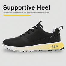 Women Golf Shoes Golf Sport Sneakers Size5-9.5-2025 - Black - View 4