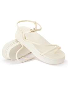 Sandalia Papete Plataforma Flatform Army 100% EVA - Blush - Visão 5