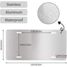 Childhood Cancer Awareness License Plate Aluminum License Plate Decorative License Plate License Plate Cover