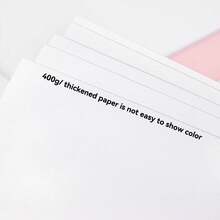 8 Stücke 400g Aquarellpapier aus Holzzellstoff, geeignet für Aquarellmalerei, Filzstifte, Gouache, Ölmalerei und andere Malbegeisterte