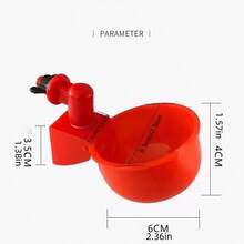 [6/12/20 piezas] Tazas automáticas para pollos - Sistema de alimentación de agua por gravedad flotante para aves de corral, kit de alimentador de agua con abridor de agujeros