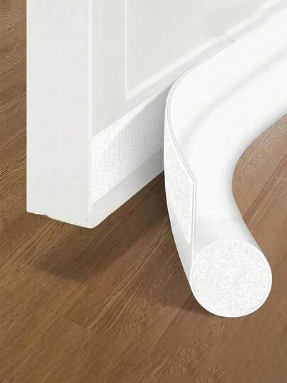 1 pezzo Paraspifferi per la parte inferiore della porta, guarnizione adesiva regolabile a prova di suono per la parte inferiore della porta, guarnizione per la parte inferiore della porta anti-freddo, blocca spifferi flessibile, guarnizione a tenuta stagna a prova di suono, paraspifferi autoadesivo anti-zanzare e anti-insetti per isolamento acustico