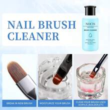专业美甲刷清洁液 – 丙烯酸凝胶刷护理液，快速溶解凝胶，丙烯酸液体单体 – 包含调和碟的完整清洁套装，适用于美甲工具 - 彩色 - 查看 5