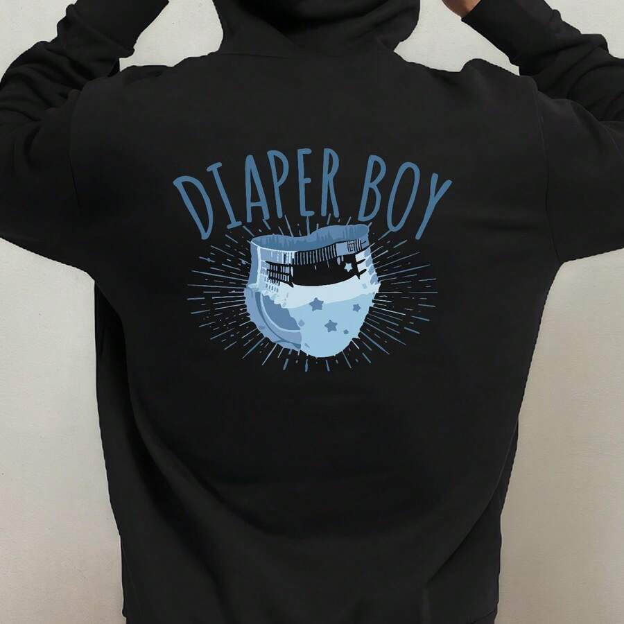 Diaper Boy ABDL LIFESTYLE DIPES PJ Hoodie - Unisex - màu đen - Xem 1