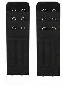 10pcs/1/3/6/9pcs Bra Extender 2Hook3Row, Elongated, Underwear Accessories,Elastic, Adjustable, Underwear Extension Buckle, Bra Extension Buckle, Breasted Bra Back Buckle