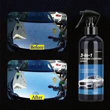 JB-XPCS 3-In-1 Car Nano Ceramic Coating Quick Spray Film, Anti-Scratch, Hydrophobic, Paint Protection Wax, Car Detailing Polishing Kit - Black - View 5