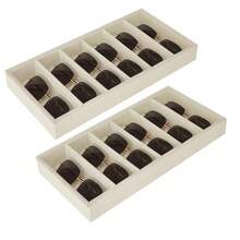 1 Stück 6-Fächer Sonnenbrillen Präsentationsbox, Schmuckdisplay Verpackung Requisiten, Schmuckorganizer Tablett, Mode Aufbewahrungsbox, Sonnenbrillen Aufbewahrungsbox Organizer, Brillen Präsentationsständer, Haushalt Aufbewahrungsorganizer für Schminktisch, Schlafzimmer, Büro, Schreibtisch