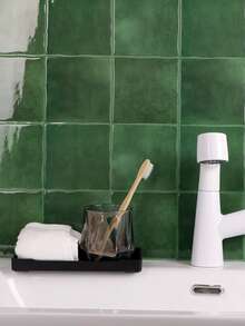 WalDecoo 1/4/10/20 قطعة من بلاط الموزاييك متعدد الألوان، مقاوم للماء وللبقع، قابل للتقشير واللصق، سهل التركيب DIY. ملصقات بلاط جدران لاصقة ذاتية للمطبخ والحمام للتزيين في المناسبات