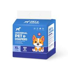 Almohadillas de entrenamiento para perros, pañales desechables súper absorbentes a prueba de fugas para mascotas, accesorios para mascotas, pañales higiénicos para perros hembra y macho, 10/12 unidades