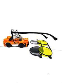 1PC Armacao de Óculos de aluminio,Clip-On, 3 em 1