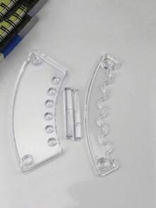 1/2/5 Pcs Plastic Pen Holder, 6 Slots Pen Display Stand, For Ballpoint Pens, Markers, Fountain Pens, Eyebrow Pencils, Makeup Brushes, Home, Office, And Store Storage Organizer, Transparent Craft Display Rack, Desktop Display, Portable Office And Home Storage Solution, Office Supplies And Accessories, Great Back To School Gift, Best Gift For Colleagues, Classmates, Teachers, Friends, And Relatives