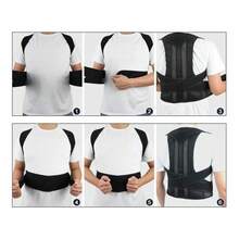 Colete Postural Cinta Para Coluna Corrigir Postura Protetor Lombar Corretor Postural