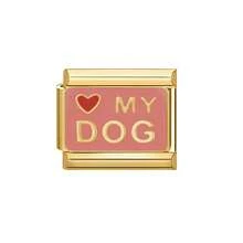 Joya de acero inoxidable dorado de moda y elegante para manualidades, con base metálica de patrones coloridos que incluye dijes de corazón, atardecer, mariposa y flor, ideal para hacer pulseras DIY, accesorio unisex, artesanía exquisita, regalo perfecto para la novia - Vistoso - Ver 21