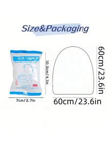 50pcs Disposable Non-Woven Toilet Seat Covers, Portable Travel Toilet Mat, Waterproof Toilet Paper Pad, Essential For Travel & Business, Bathroom Decor, Summer