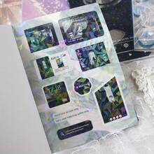 20 folhas de adesivos decorativos para diário, colagem, suprimentos para scrapbook, adesivos para diário de arte, colagem, artesanato, caderno, álbum, adesivos, decorações de feriado, Natal, Halloween, Dia dos Namorados