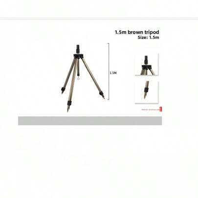 Suporte telescópico para vara de pesca em liga de alumínio, inserção dupla no solo e ferramenta de pesca portátil
