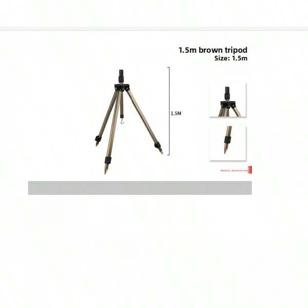 Teleszkópos alumíniumötvözet horgászbot tartó, kettős felhasználású talajba helyezhető és hordozható horgászeszköz