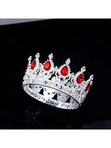 1pc Baroque Crystal Tiaras And Crown Party Rhinestone Prom Diadem Headband Crown Tiara