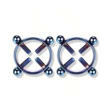 2 chiếc nhẫn núm vú giả cho nữ, đồ trang sức cơ thể, phụ kiện xỏ khuyên - 1 cặp vòng núm vú - Xem 22