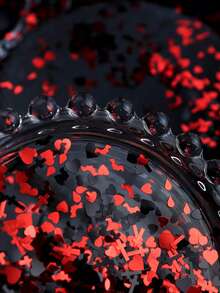 5G/Bag Halloween Bloodsucking Bat Shining Black And Red Cross Bat Love Nail Shining Horror Atmosphere Dress Up