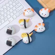 1/3/6 món đồ chơi Sushi mềm mại sáng tạo mới năm 2025, đồ chơi bóp giảm căng thẳng, đồ chơi tráng miệng giả chân thực, hoàn hảo cho quà tặng sinh nhật, Giáng sinh, Halloween, đồ sưu tầm - Nhiều màu - Xem 7