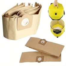 5/10 buah Kantong Kertas Filter/Kantong Non-Woven, Cocok Untuk Penyedot Debu Karcher 6.959-130A2204WD3300MV3WD3 - MultiWarna - View 2
