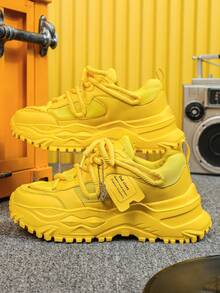 Men Sneakers - Yellow Pumpkin - View 3