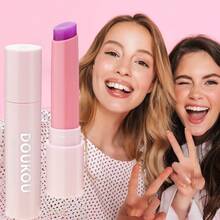 DOU KOU Plumping Gloss Stick, Smudge Proof Colored Lipsticks, Temperature Change Moisturizer Lip Stain, Hydration, Long Lasting Nutritious, Balms That Nourish, Lip Balm Magic Color Change Lip Gloss