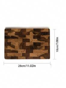 1pc/3pcs Acacia Wood Cutting Board, Wooden Chopping Board, Double-Sided Multi-Size Rectangular Wooden Tray Cutting Board For Kitchen - Acacia - View 10