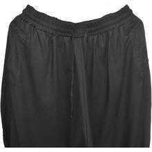 Men's Cotton Harem Pants Casual Loose Hippie Drop Crotch Trouser-20256688 - 黑色 - 查看 5