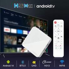 TUOGTCI Mini TV Box, Allwinner H313 TX1 Android 10 Smart TV Box - Reproductor multimedia 4K Ultra HD con CPU H313 de cuatro núcleos, Wi-Fi 2.4G y Ethernet, control parental, control remoto y fuente de alimentación, diseño compacto para mini TV, Smart TV doméstico, dispositivo de transmisión de video, componentes de alta calidad
