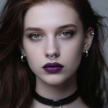 1pc Elegant Nose Rings Stainless Steel Round Thorns Nose Rings Cartilage Hoop Earrings Segment Septum Clickers Piercing Men Women Jewelry