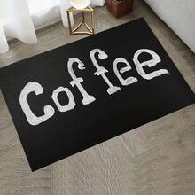 1pc Crystal Velvet Kitchen Rug, Modern Simple Non-Slip Washable Decorative Entrance Mat