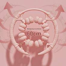 1 件圆形淋巴引流按摩器，放松滚轮 32 轮，脂肪按摩工具，腿部滚轮，便携式手持式，用于小腿手臂锻炼 - 彩色 - 查看 10