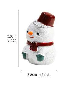 1 طقم ديكور عيد الميلاد - شجرة عيد الميلاد، بابا نويل، رجل الثلج، رنة، مصنوع من المواد الراتنجية، بطراز كرتوني، مناسب لمكتب، خزانة العرض، مطعم، مدفأة، طاولة الطعام وغيرها من مشاهد ديكور المنزل، ديكورات غرفة عيد الميلاد، ديكور الشتاء