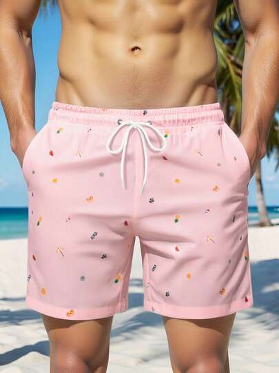 Pantalones cortos de playa MADHERO para hombres, bañadores de estilo casual de vacaciones para hombres